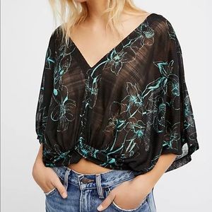 FREE PEOPLE | One Dance Floral Blouse